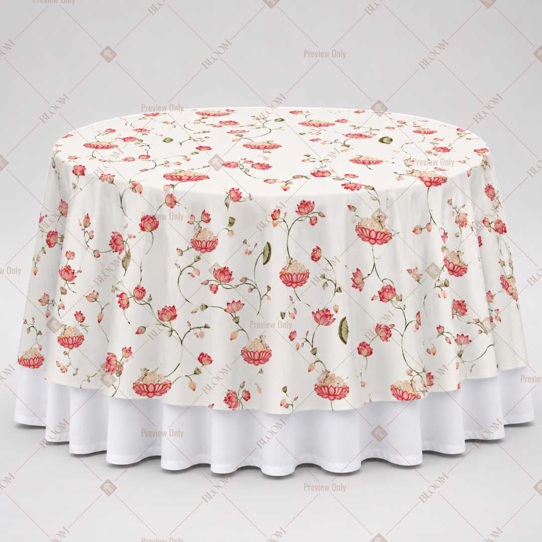 Cherry Blossom Floral Table Overlay Pack of 6