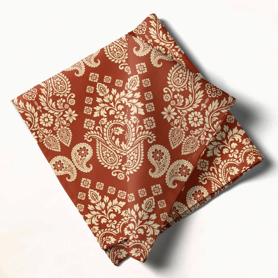 Paisley Print: Napkins 18" X 18" - Pack Of 20