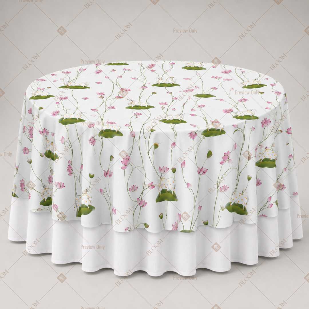 Green Botanical Sprig Table Overlay Pack of 6
