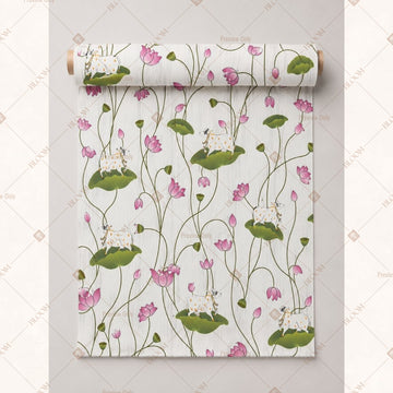 Lavender Floral Sprig Fabric Roll Pack of 25