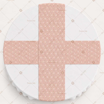 Blush Pink Dot Table Runner Pack Of 12