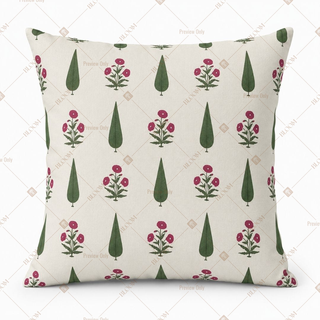 Minimal Botanical Motif Cushion Cover Pack of 12