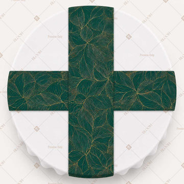 Emerald Botanical Luxe Table Runner Pack Of 12