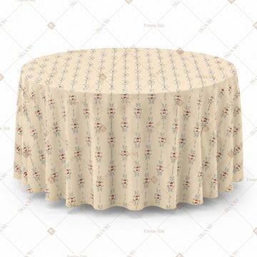 Beige Stripe Table Cover Pack Of 6