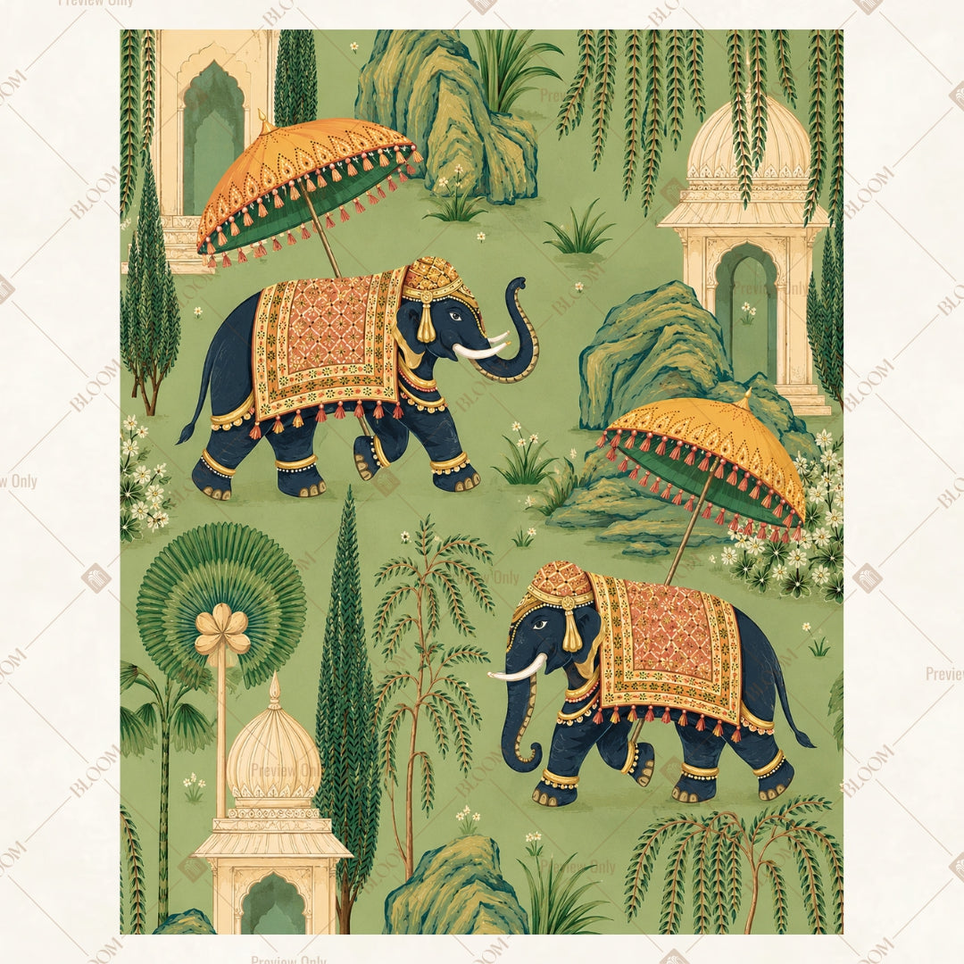 Jungle Safari Story Portrait Rectangle Backdrop