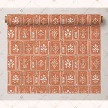 Terracotta Heritage Motif Fabric Pack of 25