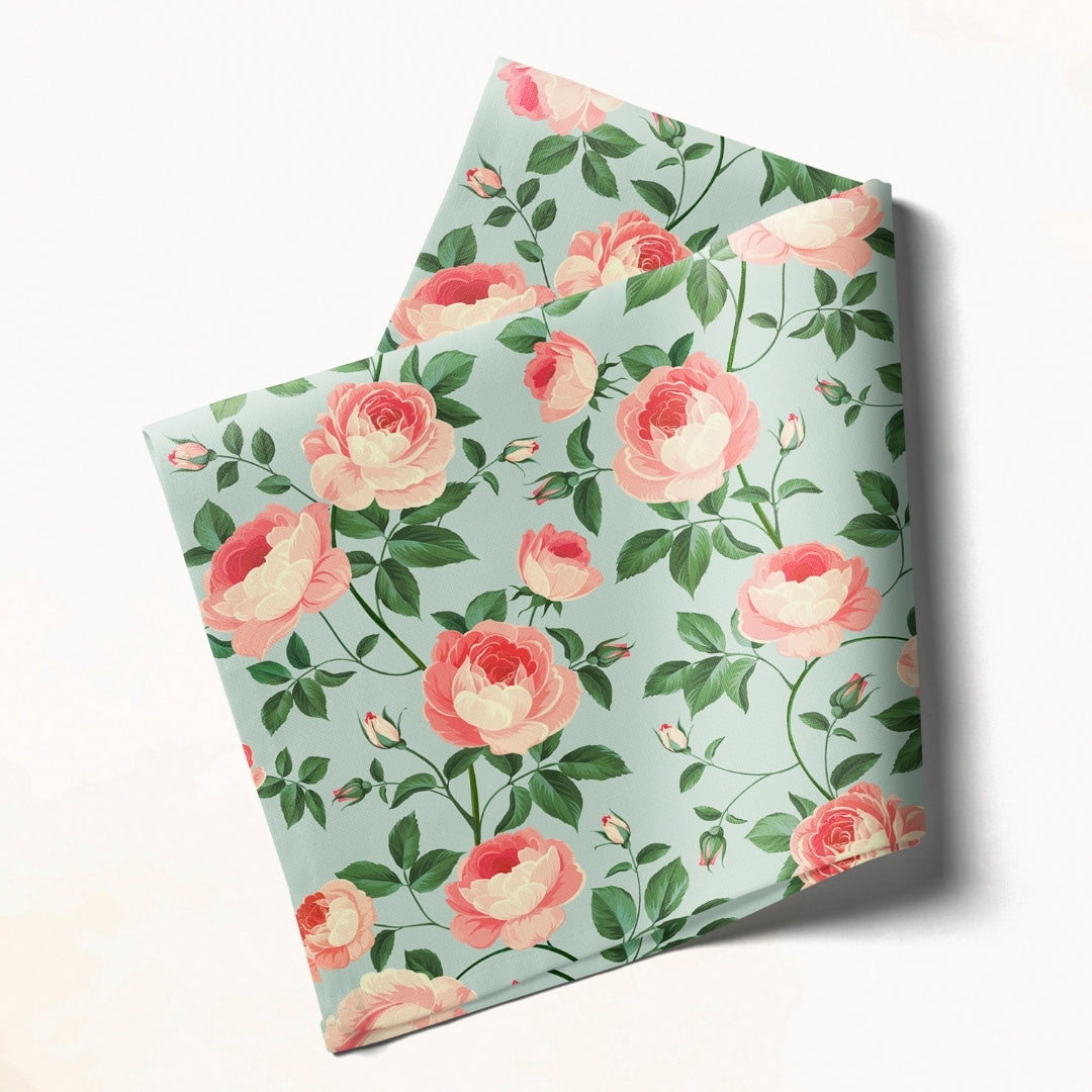 Floral Rose: Napkins 18" X 18" - Pack Of 20