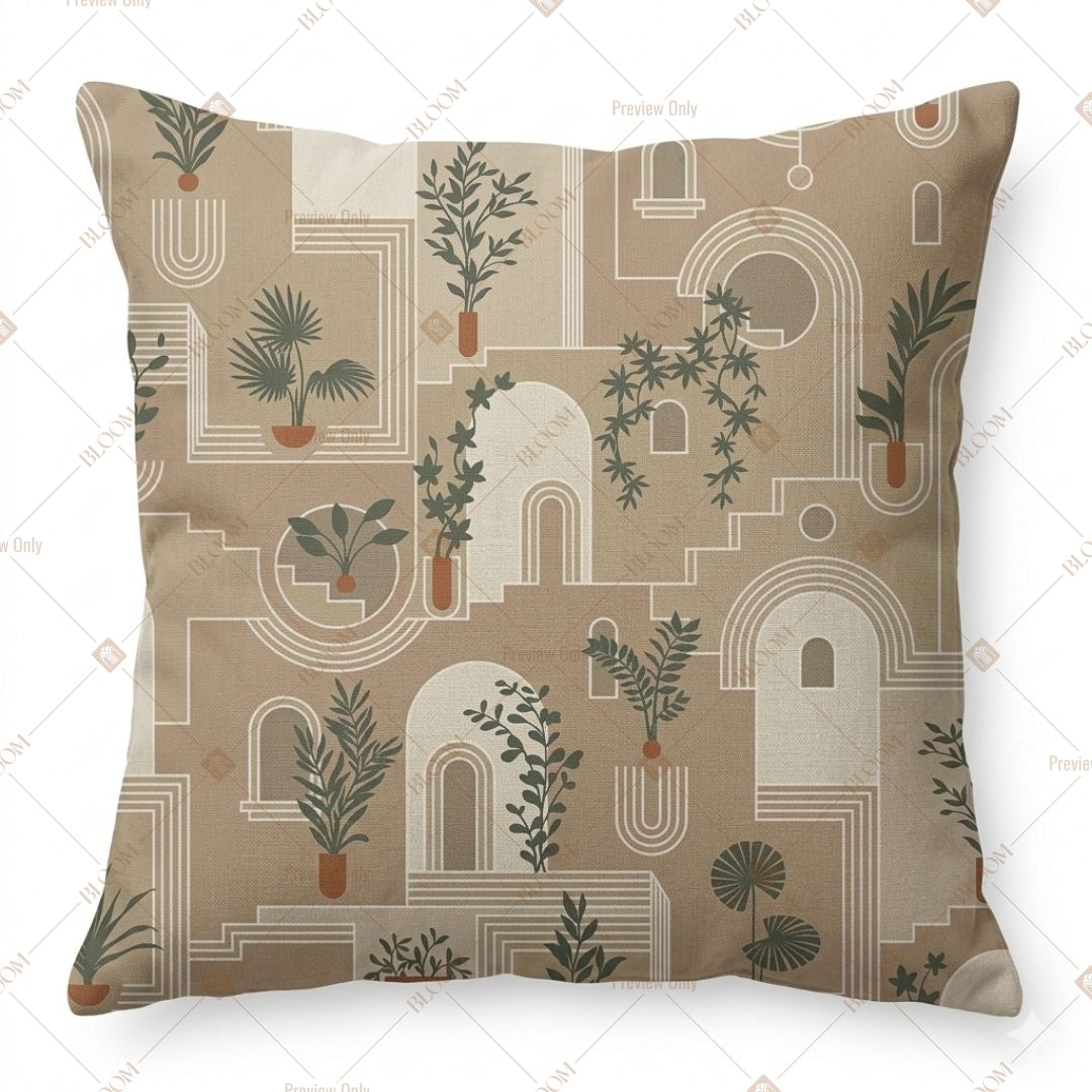Vintage Palace Architecture Cushion Cover Pack of 12
