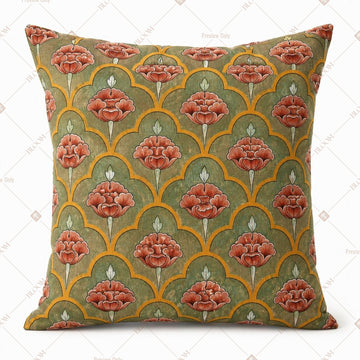 Rustic Mughal Pattern Cushion Cover Pack of 12