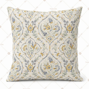 Cream Arabesque Pattern Cushion Cover Pack of 12