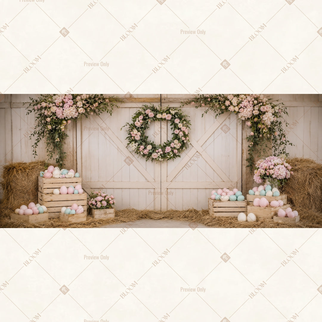 Farmhouse Baby Shower Wide Backdrop