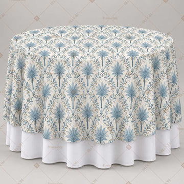 Blue Mughal Arch Table Overlay Pack of 6