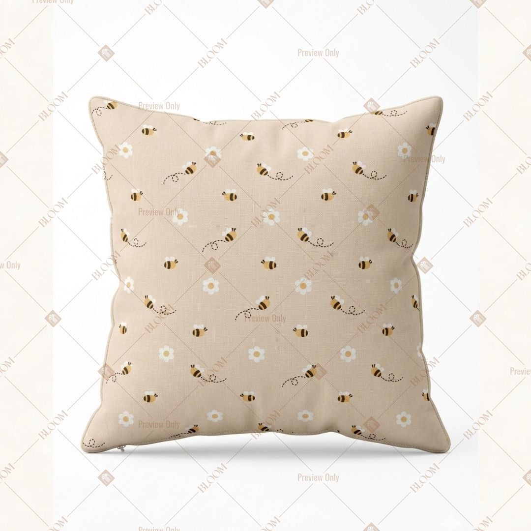 Beige Minimal Dot Cushion Cover Pack of 12