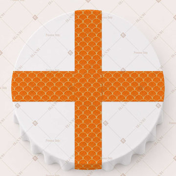 Orange Mini Dot Table Runner Pack Of 12