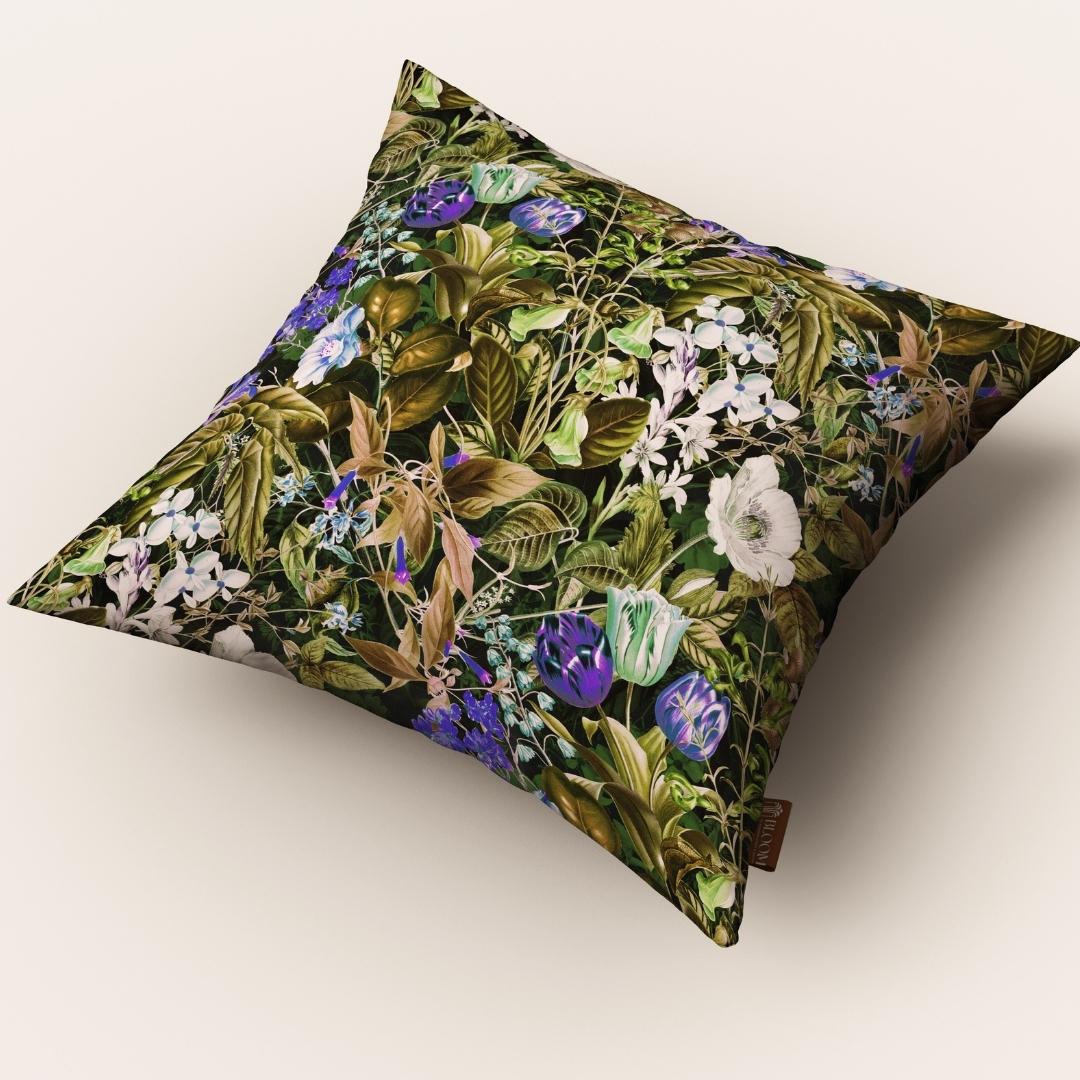 Botanical Night Charm: Cushion Cover - Pack of 12