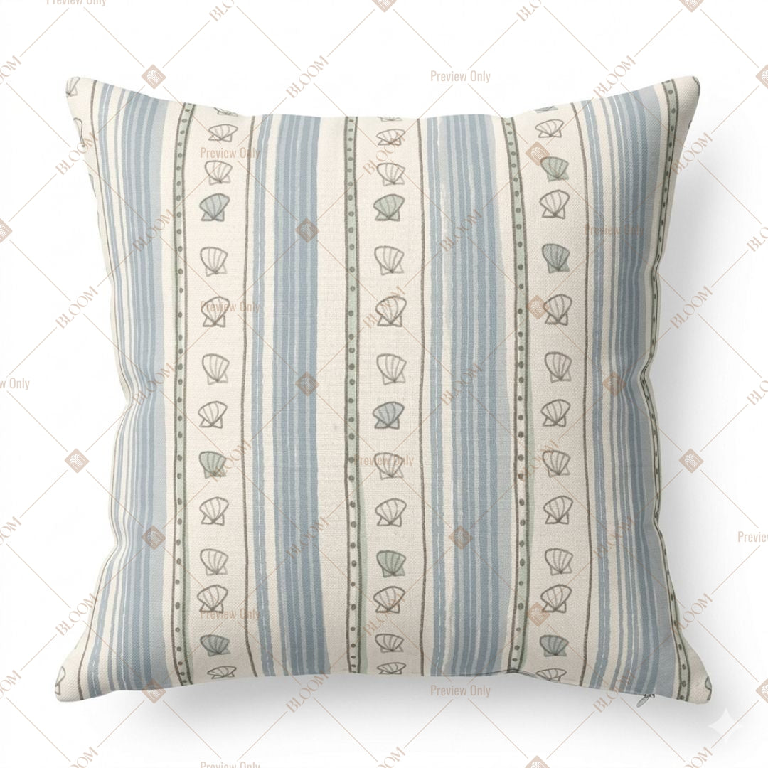 Blue Vintage Stripe Cushion Cover Pack of 12