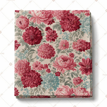 Pink Rose Floral Pattern Design