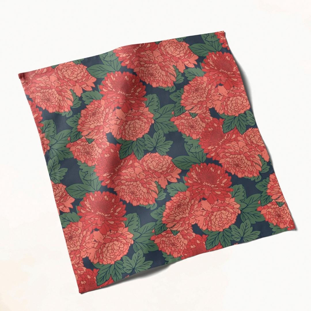Lively Floral Print: Napkins 18" X 18" - Pack Of 20