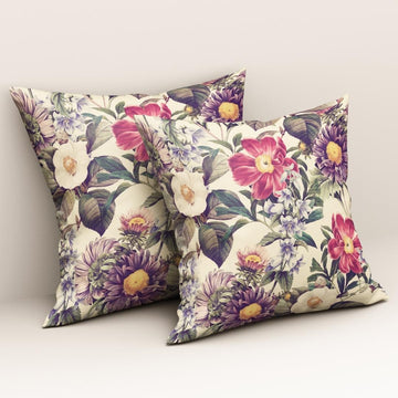 Garden Harmony Bloom: Cushion Cover - Pack of 12