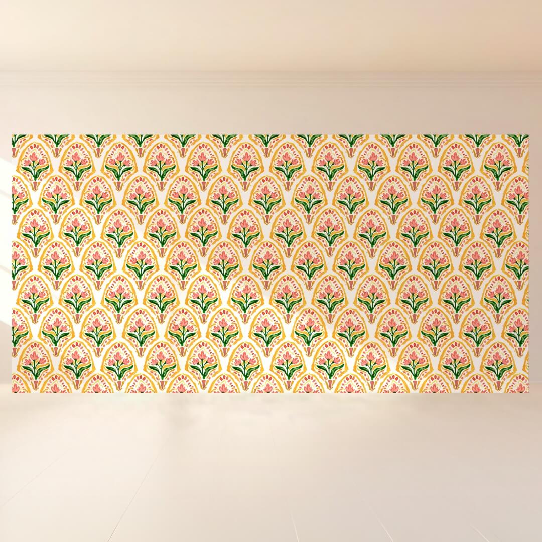 Floral Arch Motif: Backdrop - wide