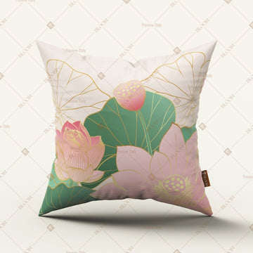 Abstract Pastel Leaf Cushion Cover Pack of 12