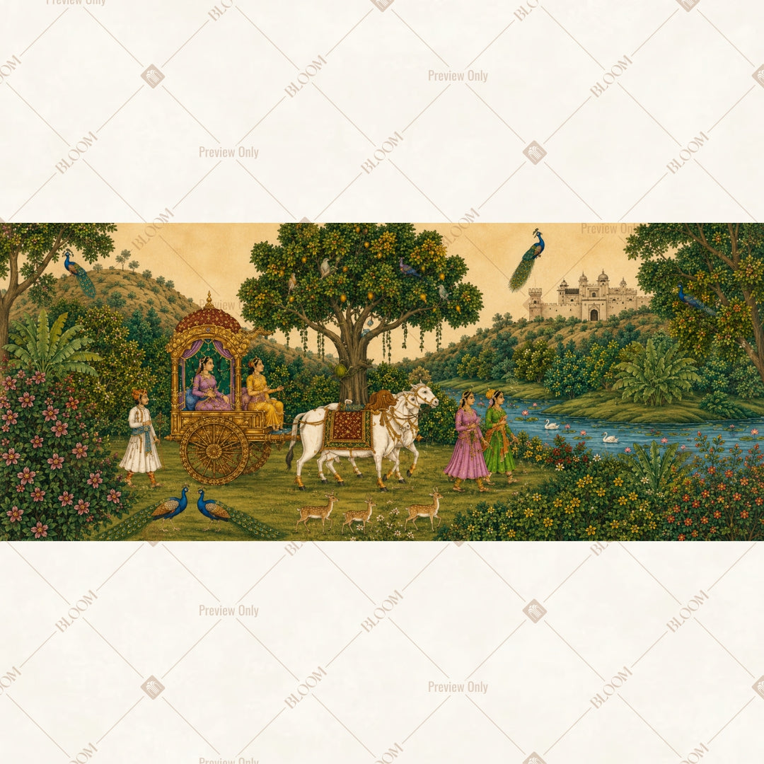 Countryside Landscape Panorama Wide Backdrop