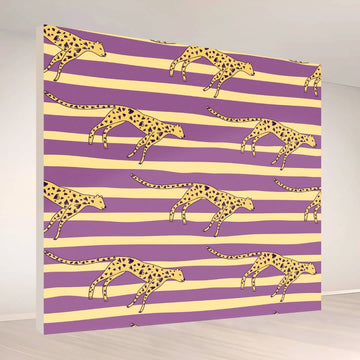 Wild Cheetah Stripes: Backdrop - square