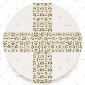 Pink Floral Trellis Table Runner Pack Of 12