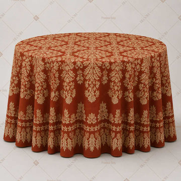 Terracotta Folk Border Table Cover Pack Of 6