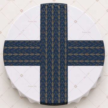 Navy Gold Stripe Table Runner Pack Of 12