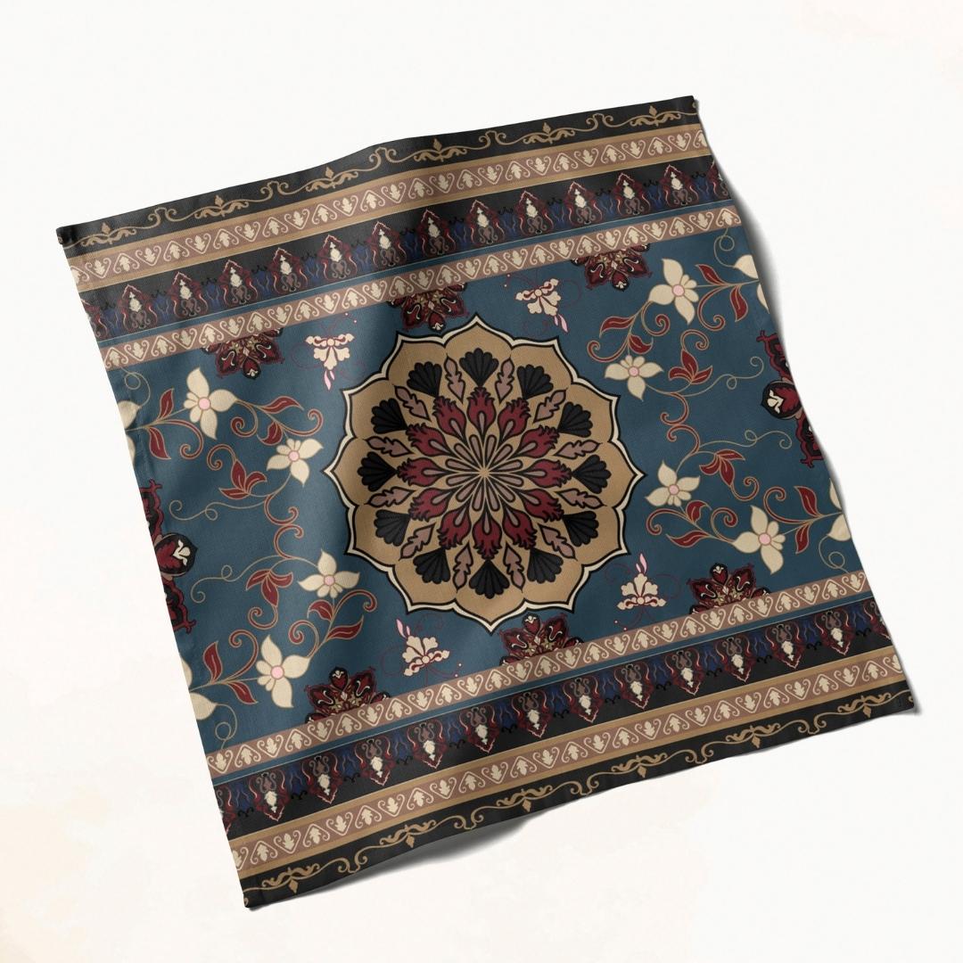 Vintage Blue Medallion: Napkins 18" X 18" - Pack Of 20