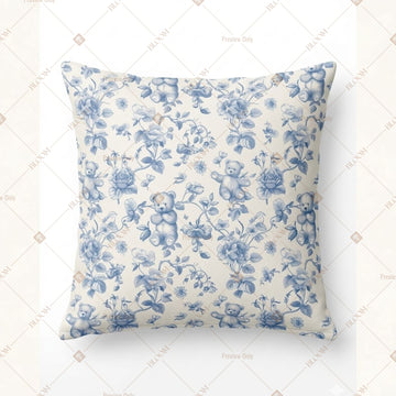 Blue Ditsy Floral Cushion Cover Pack of 12