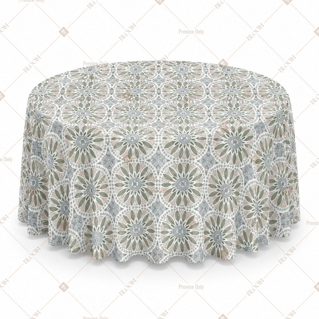 Grey Moroccan Table Cover Pack Of 6