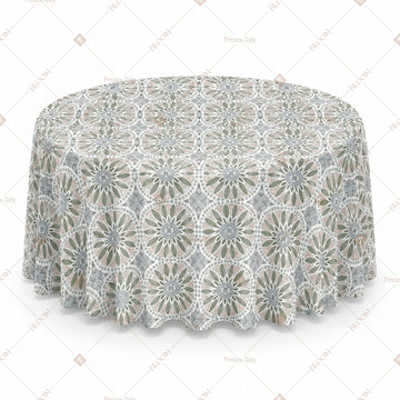 Grey Moroccan Table Cover Pack Of 6