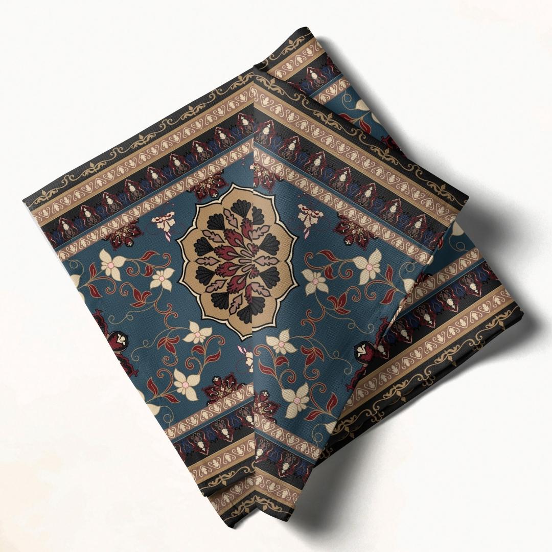 Vintage Blue Medallion: Napkins 18" X 18" - Pack Of 20