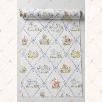 Golden Diamond Trellis Fabric Roll Pack of 25