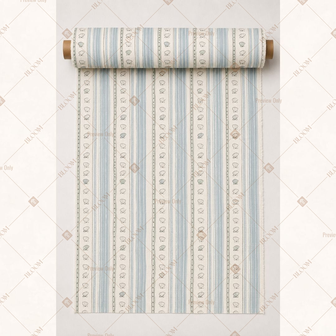 Neutral Pinstripe Fabric Roll Pack of 25