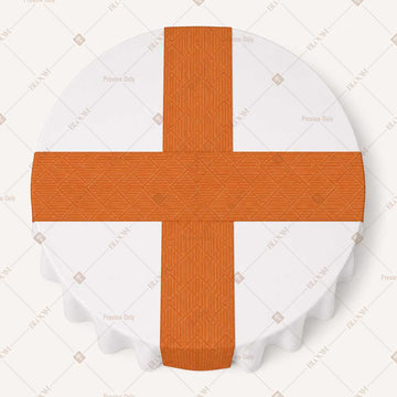 Orange Solid Table Runner Pack Of 12