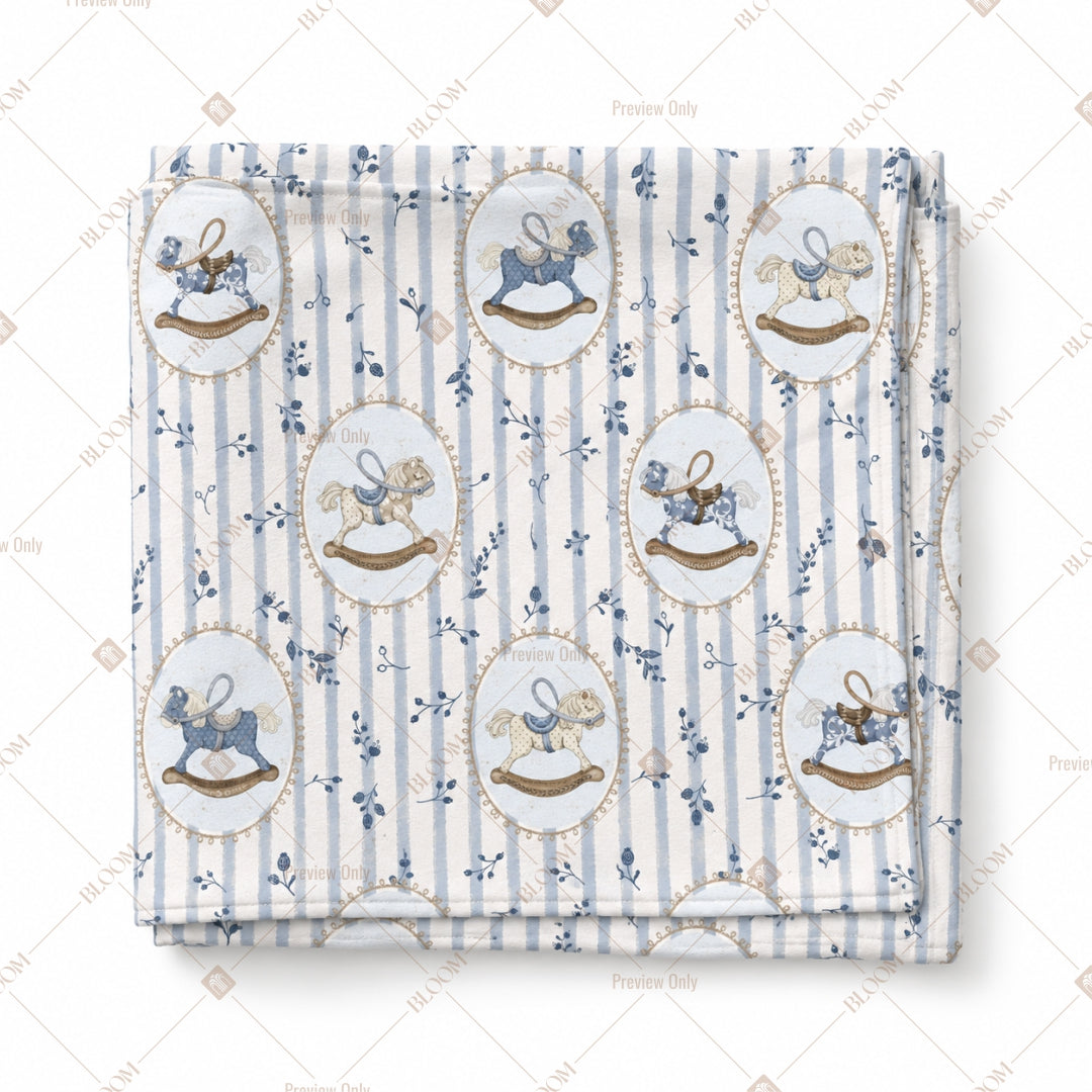 Vintage Toile Illustration Pattern Design