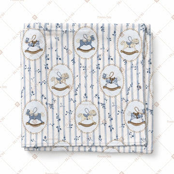 Vintage Toile Illustration Pattern Design