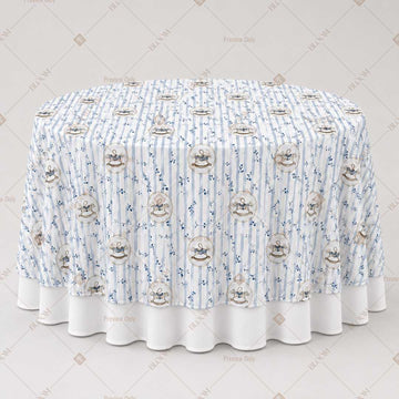 Blue Wildflower Scatter Table Overlay Pack of 6
