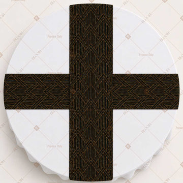 Dark Brown Solid Table Runner Pack Of 12
