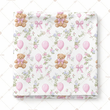 Pastel Floral Sprig Pattern Design