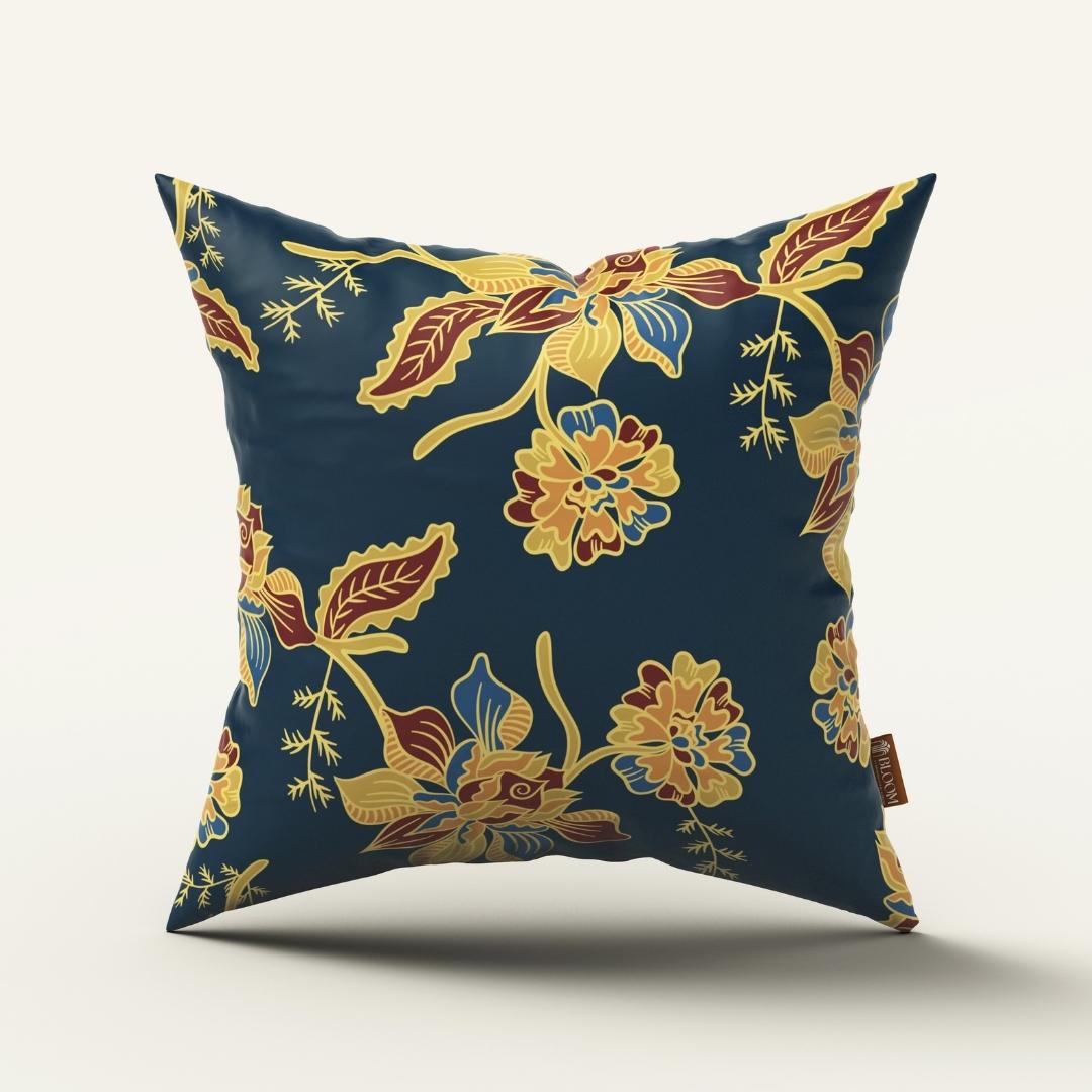 Midnight Blossom Luxe: Cushion Cover - Pack of 12