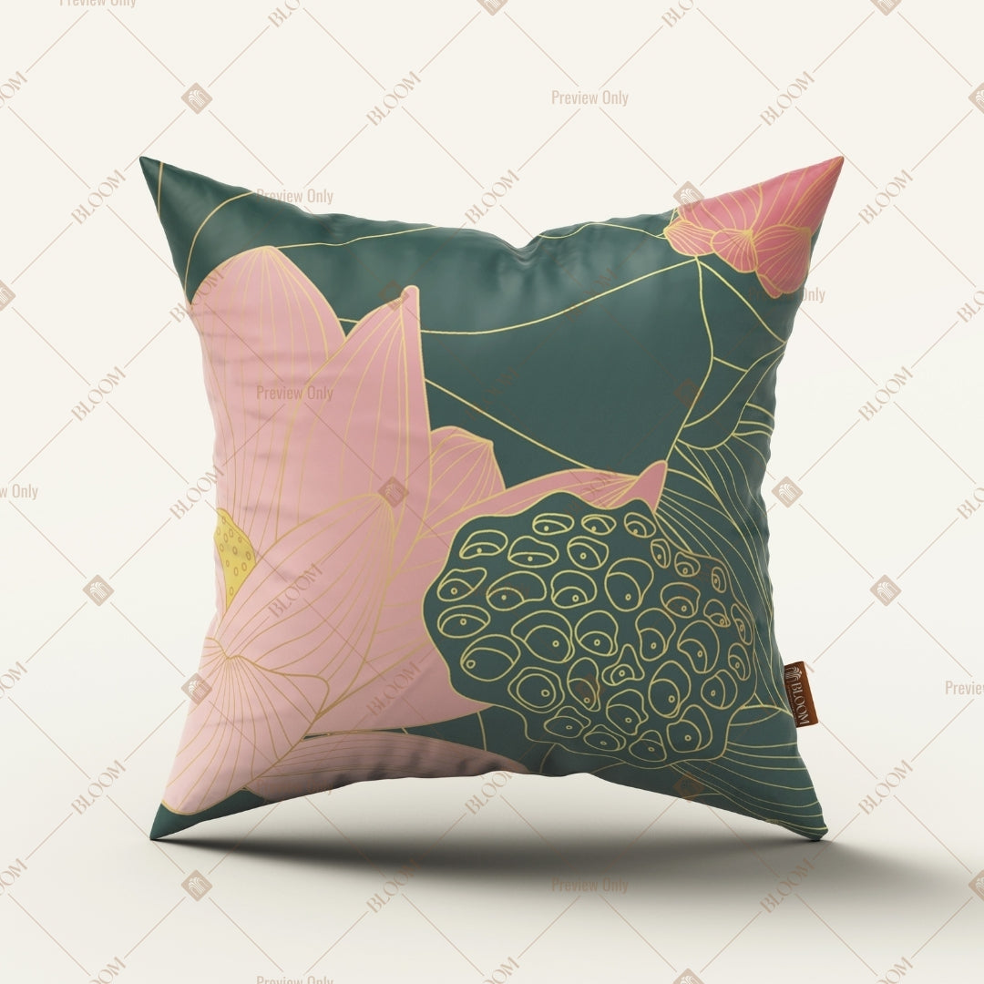 Blush Green Abstract Cushion Cover Pack of 12