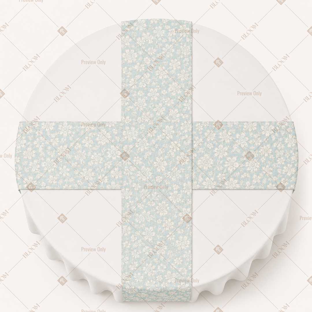 Beige Geometric Trellis Table Runner Pack Of 12