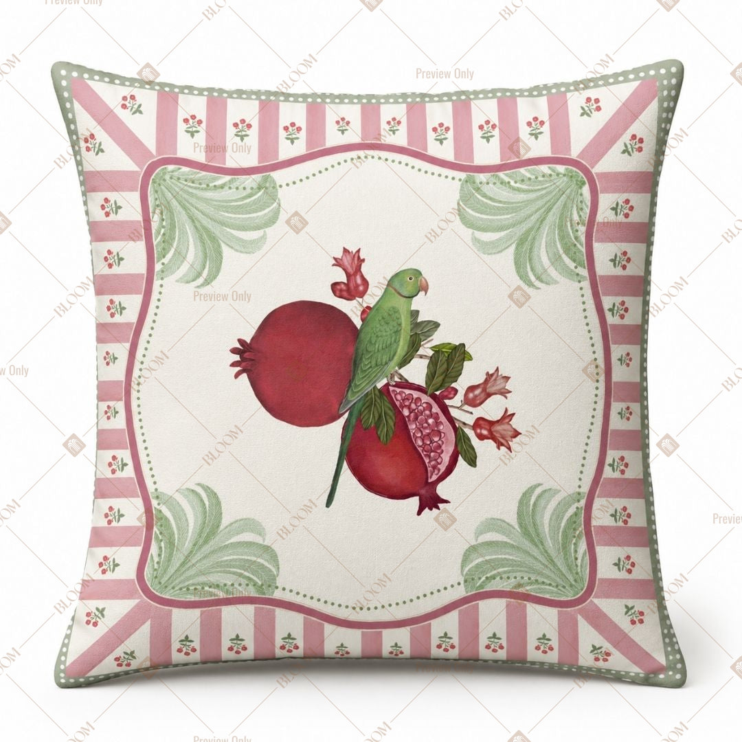 Pomegranate Botanical Cushion Cover Pack of 12