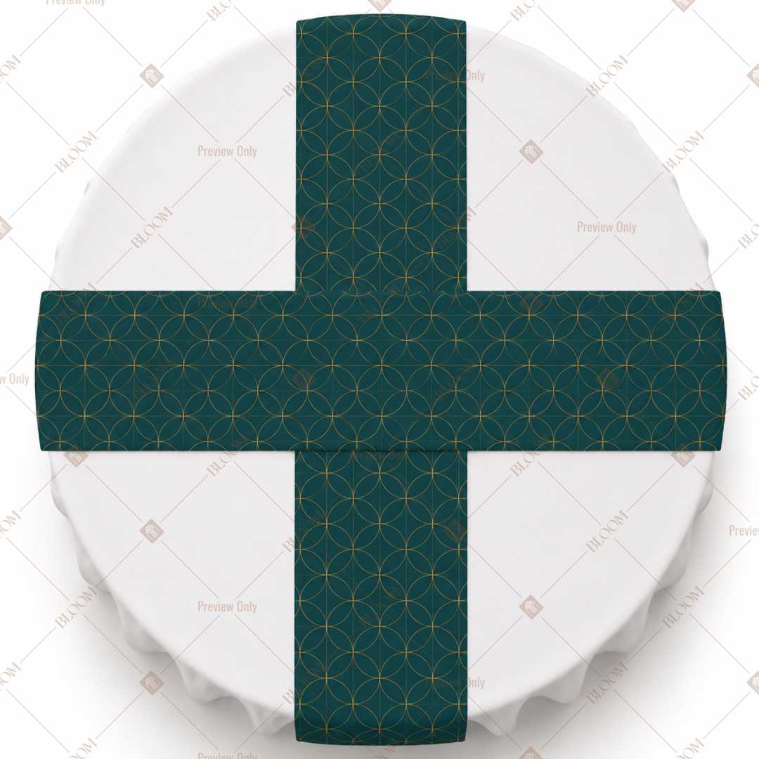 Teal Solid Table Runner Pack Of 12