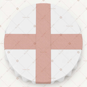 Blush Pink Solid Table Runner Pack Of 12