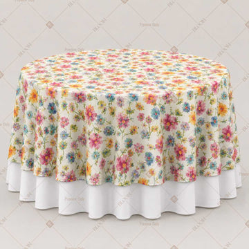Multicolor Wildflower Garden Table Overlay Pack of 6